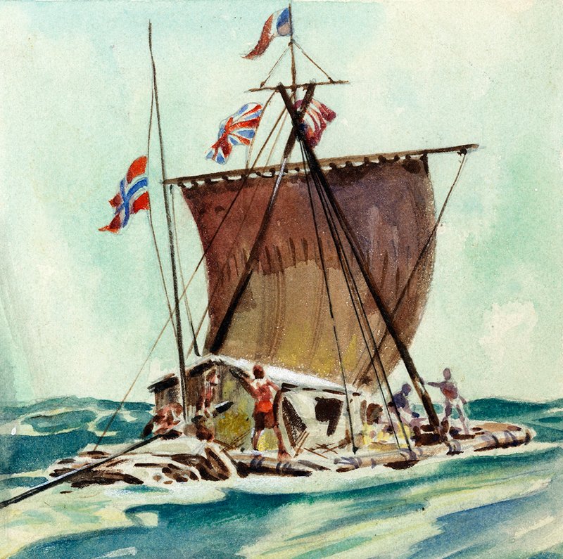 Kon-tiki autorstwa English School