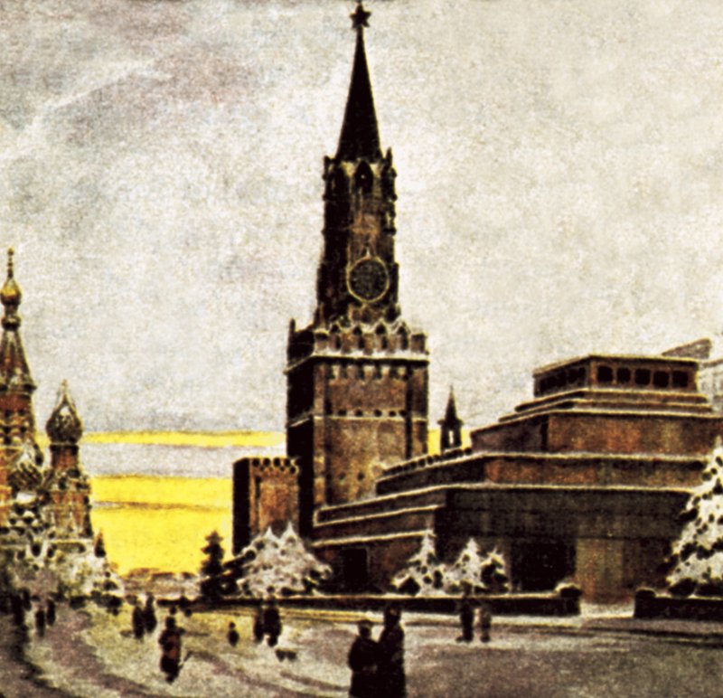 Kreml, Moskwa autorstwa English School