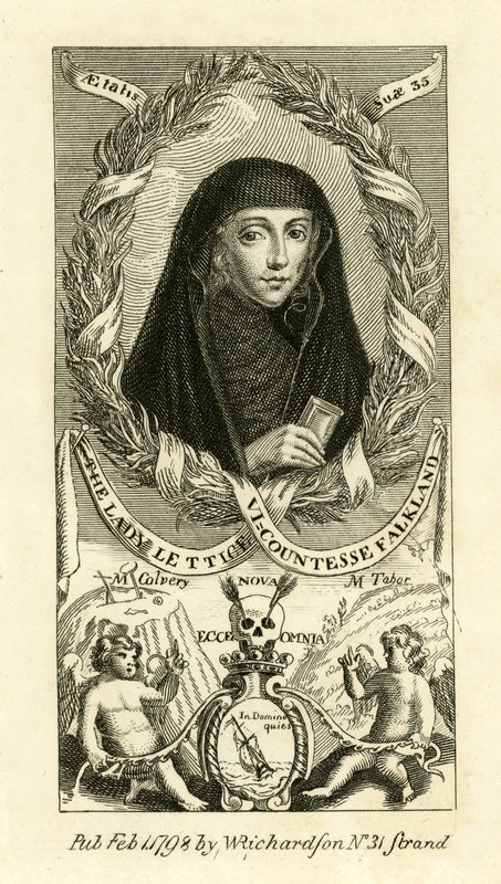 Lady Lettice, wicehrabina Falkland autorstwa English School