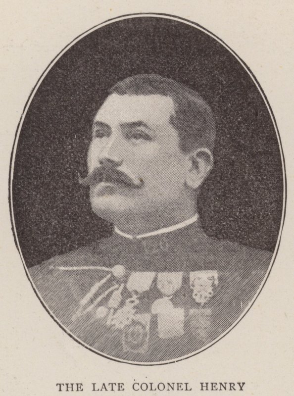 Późny pułkownik Henry (lito) autorstwa English School