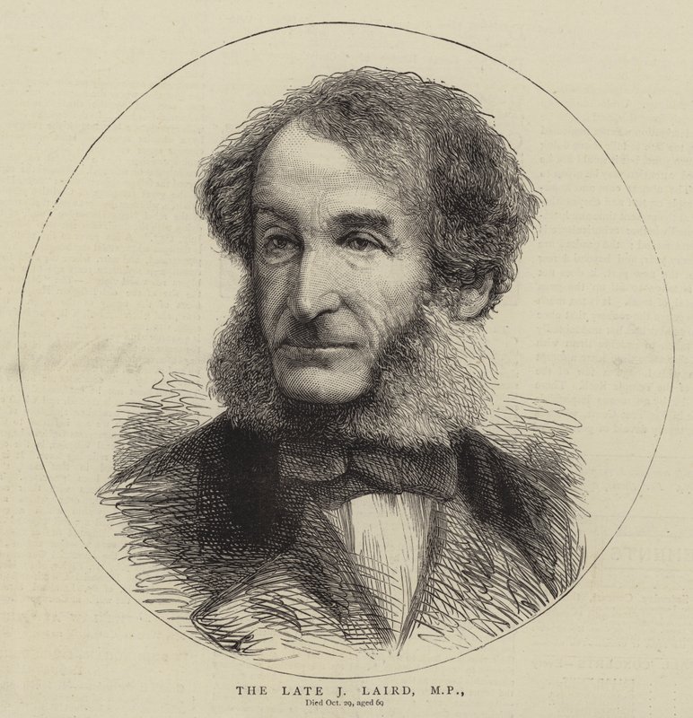 Późny J Laird, MP (grawerowanie) autorstwa English School