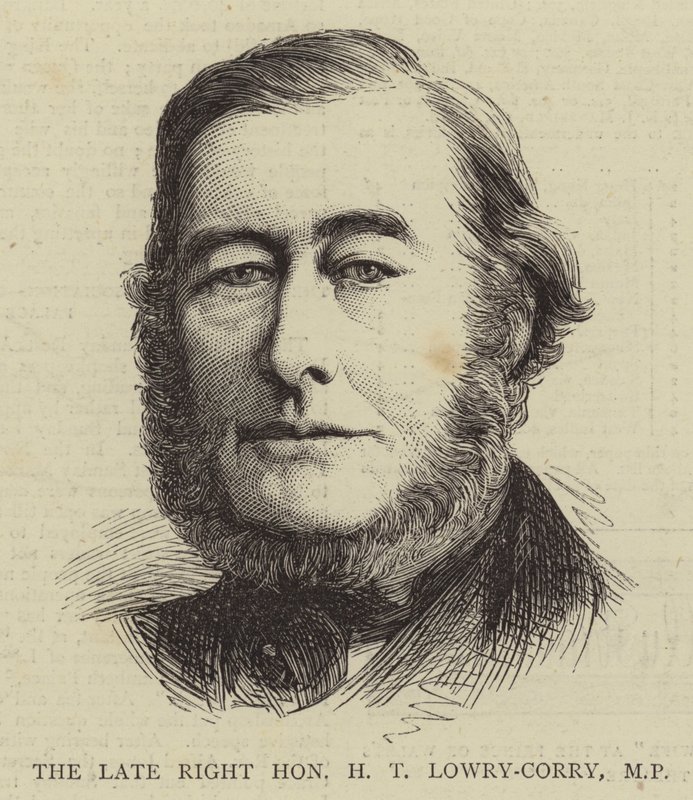 The Late Right Honourable H T Lowry-Corry, MP (rycina) autorstwa English School