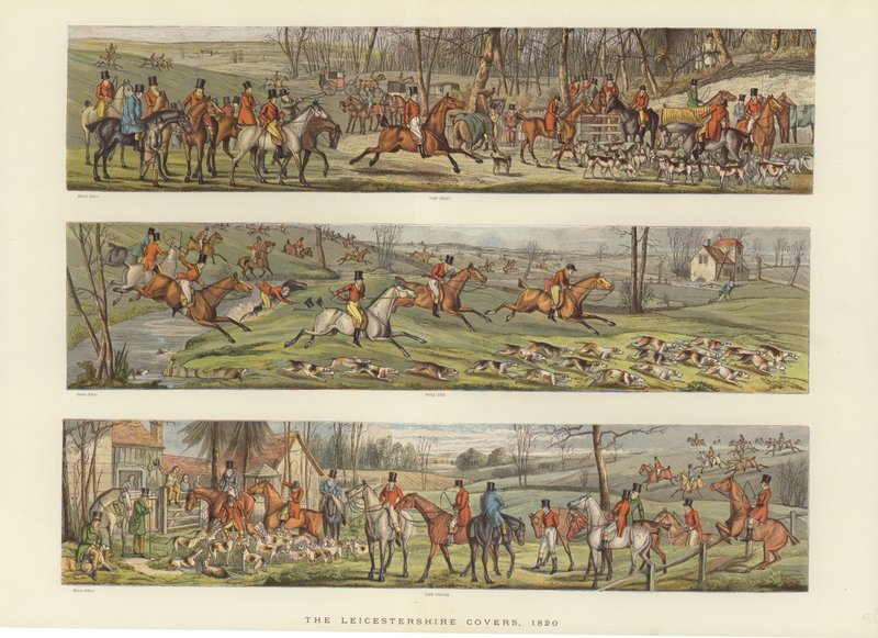 Okładki z Leicestershire, 1820 autorstwa English School
