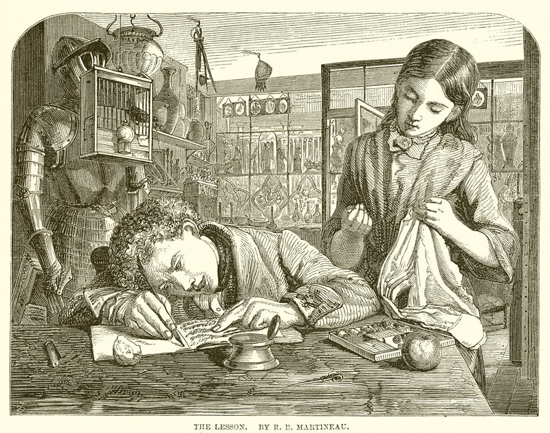 Lekcja. R. B. Martineau autorstwa English School