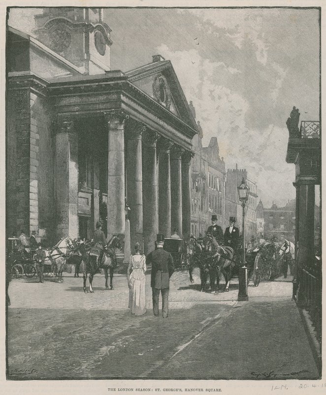 Sezon w Londynie: St Georges, Hanover Square autorstwa English School