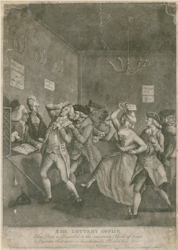 Biuro Loterii. 1777 autorstwa English School