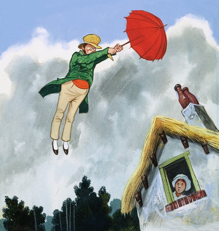 Magiczna parasolka autorstwa English School