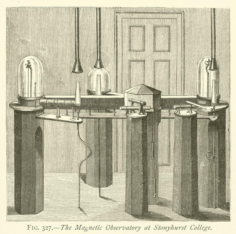 Obserwatorium Magnetyczne w Stonyhurst College (grafika) autorstwa English School