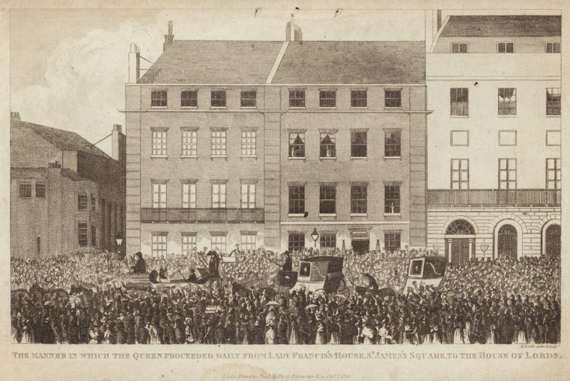 Sposób, w jaki królowa codziennie wychodziła z Domu Lady Franciss autorstwa English School
