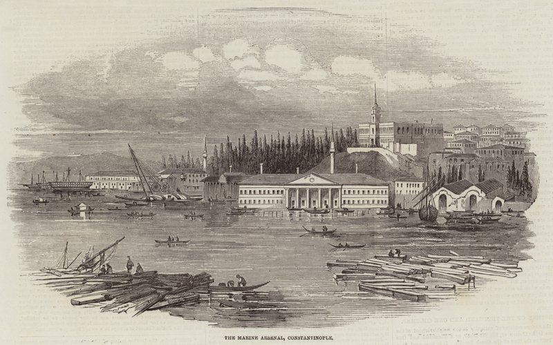 Arsenał Morski, Konstantynopol (rycina) autorstwa English School