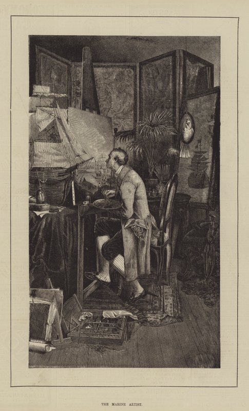 Artysta Morski (grafika) autorstwa English School