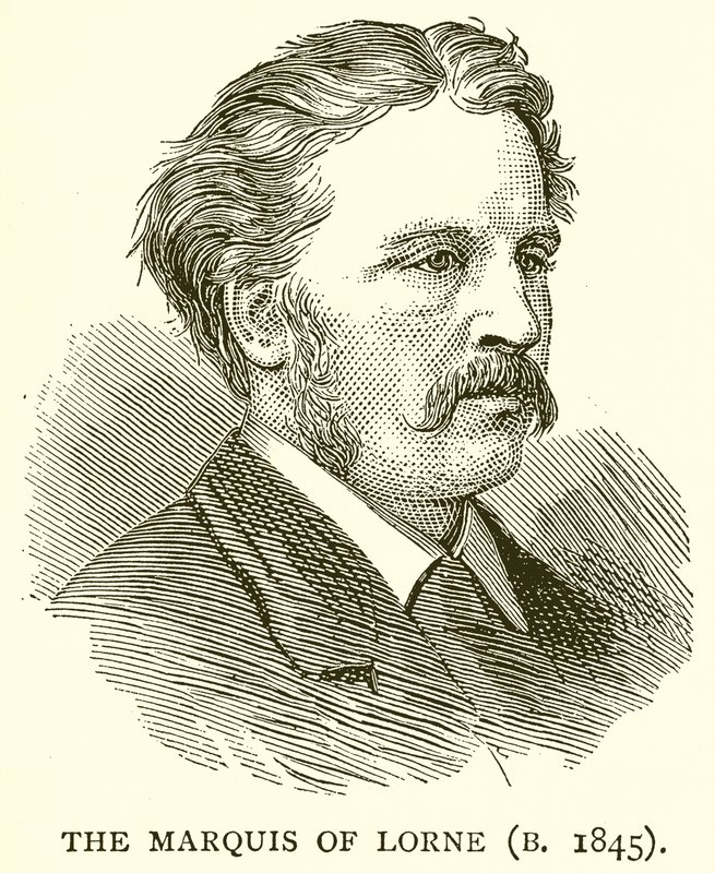 Markiz Lorne (ur. 1845) autorstwa English School