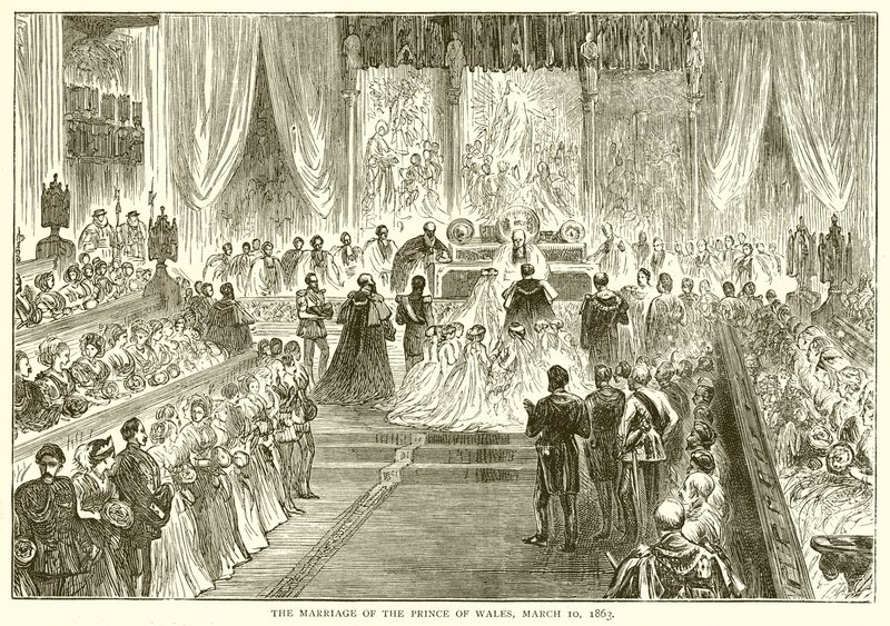 Ślub księcia Walii, 10 marca 1863 r autorstwa English School