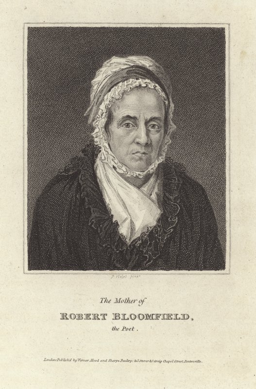 Matka Roberta Bloomfielda, poety (rycina) autorstwa English School