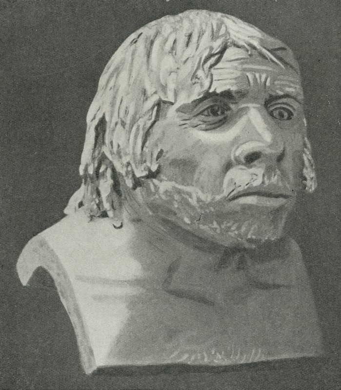 Neandertalczyk z La Chapelle-aux-Saints autorstwa English School