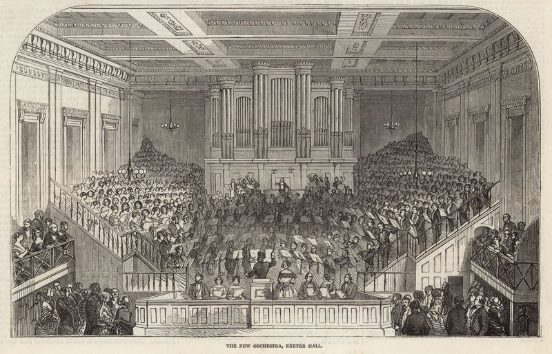 Nowa Orkiestra, Exeter Hall, Londyn autorstwa English School