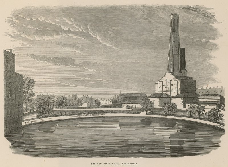 New River Head, Clerkenwell, Londyn autorstwa English School