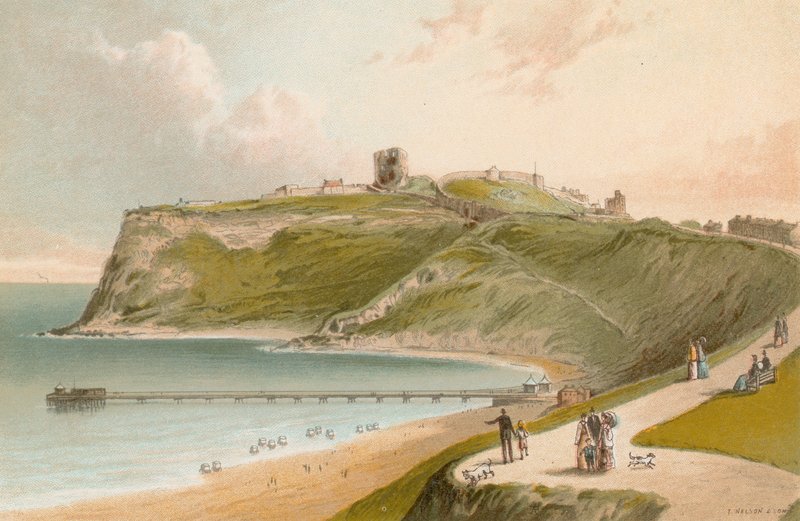 The North Cliff--Scarborough autorstwa English School