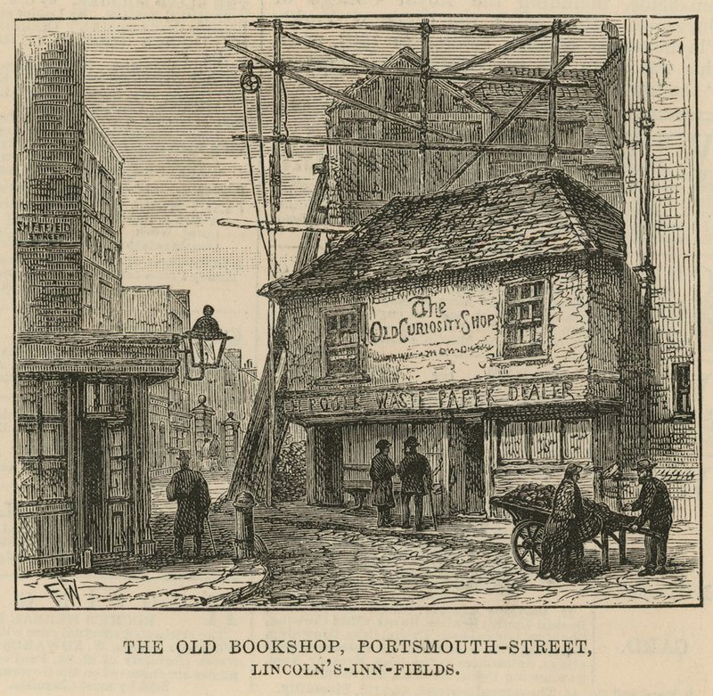 Stary sklep z osobliwościami, Portsmouth Street, Lincolns Inn Fields autorstwa English School
