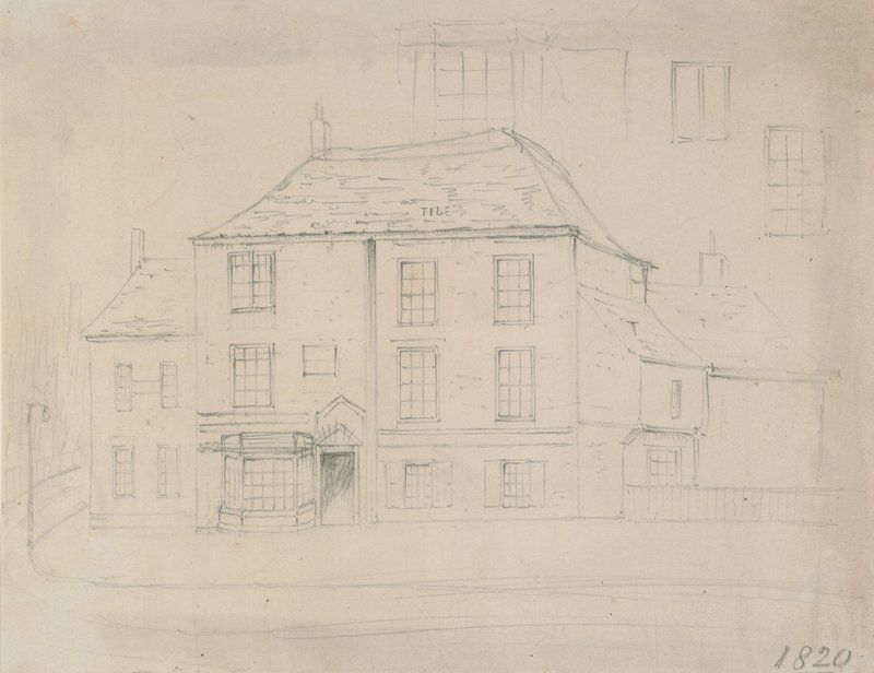 The Old Pied Bull Inn, Islington autorstwa English School