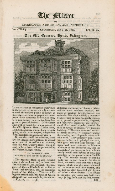 Głowa starych królowych, Islington autorstwa English School