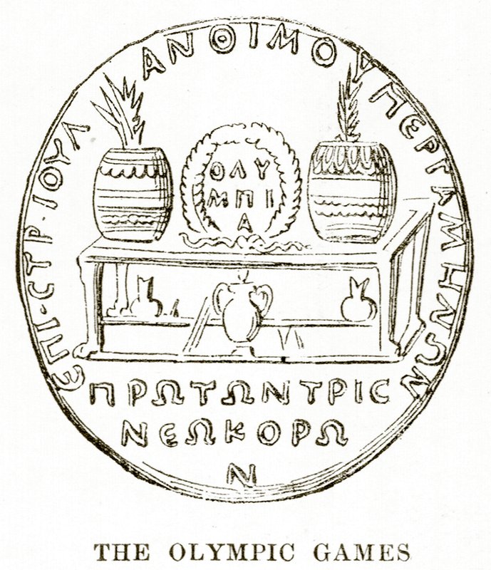 Igrzyska Olimpijskie, ilustracja z Historii Grecji autorstwa Victora Duruy, 1890 autorstwa English School
