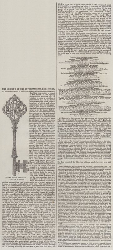 Otwarcie Wystawy Międzynarodowej (grafika) autorstwa English School