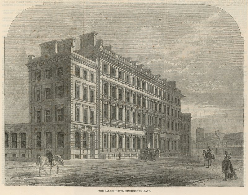 The Palace Hotel, Buckingham Gate autorstwa English School