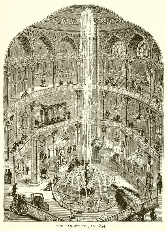 Panoptikon, 1854 r. autorstwa English School