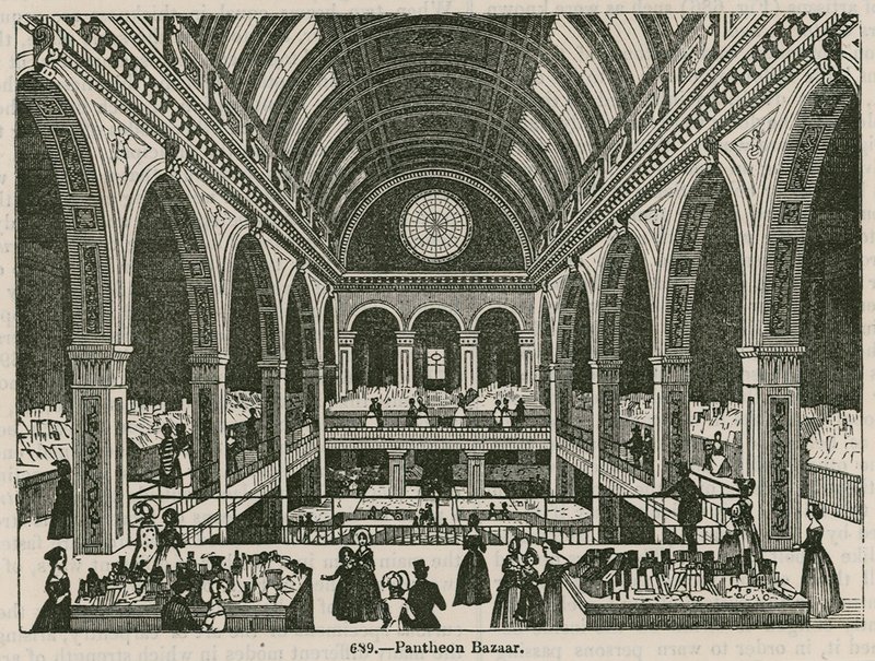 Bazar Panteonu, Oxford Street, Londyn autorstwa English School