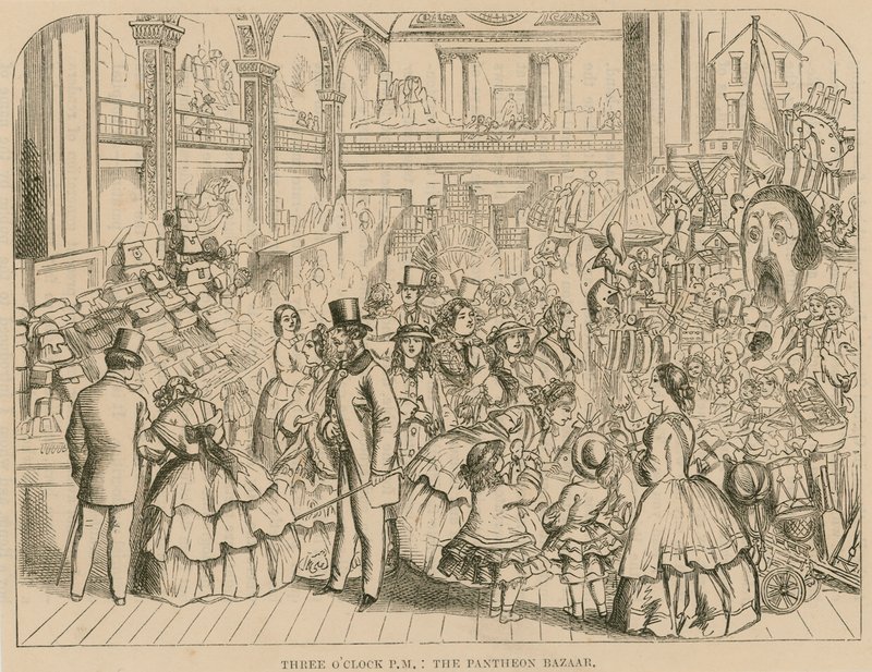 Bazar Panteonu, Oxford Street, Londyn autorstwa English School