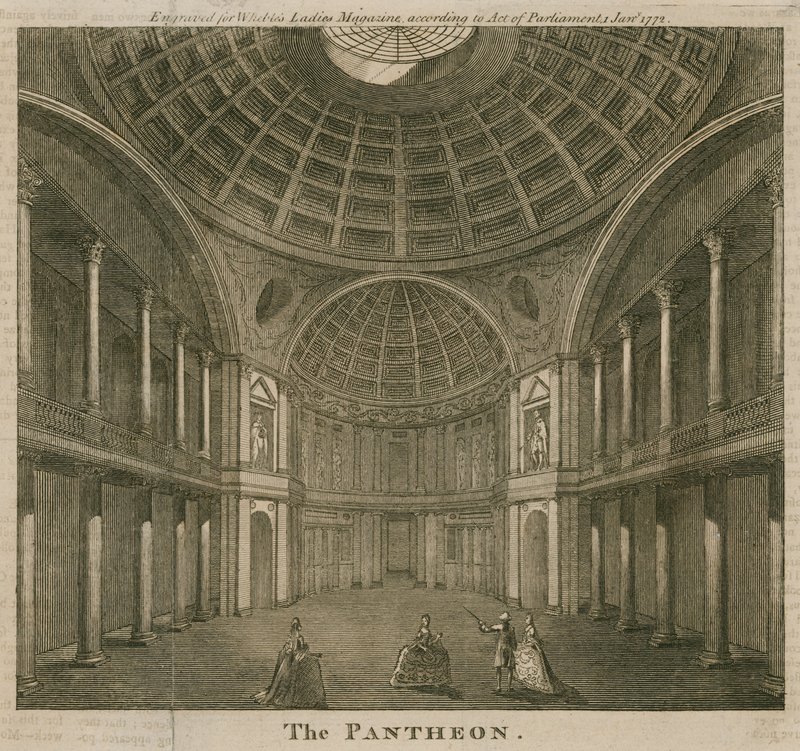 Panteon, Oxford Street, Londyn autorstwa English School