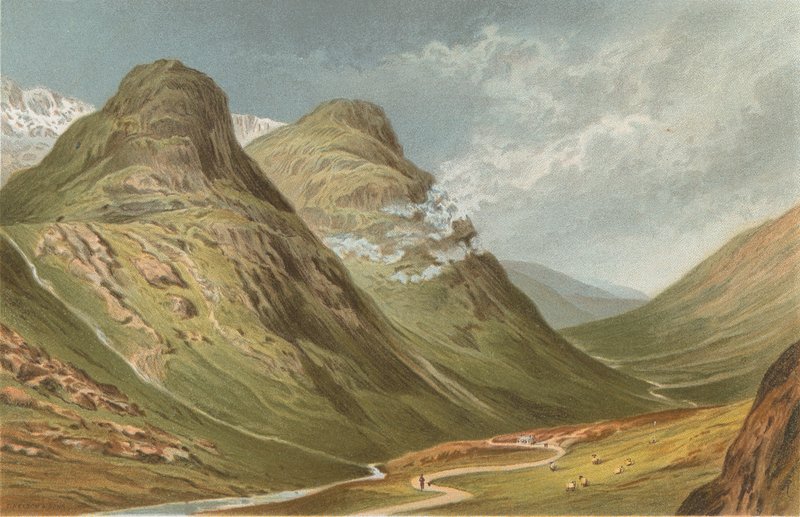 Przełęcz Glencoe autorstwa English School