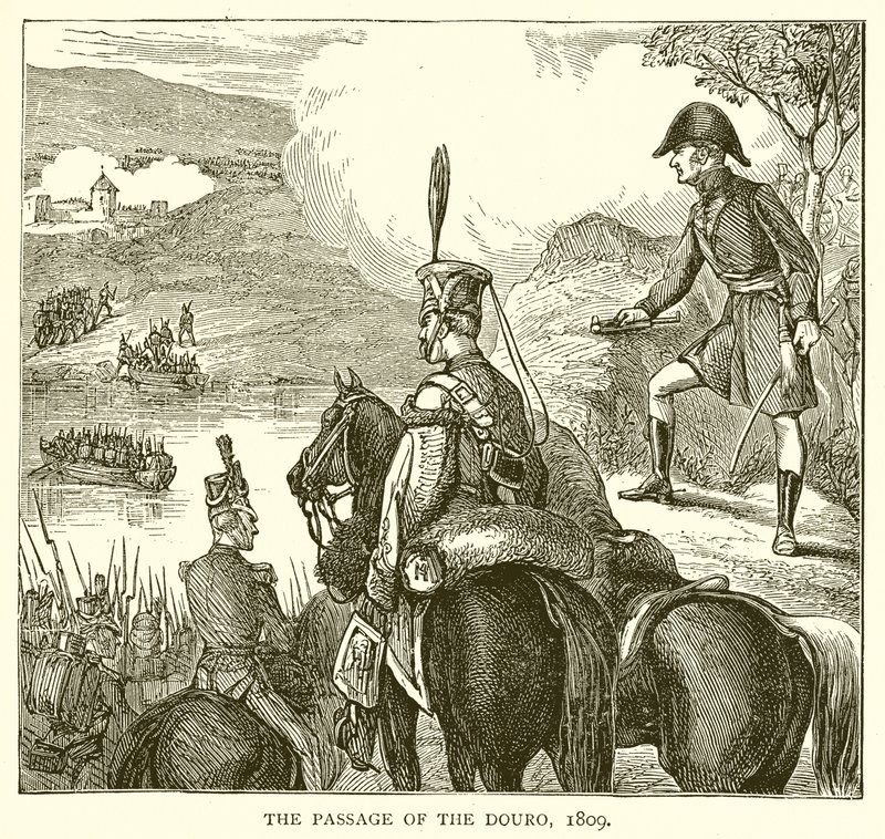 Pasaż Douro, 1809 autorstwa English School