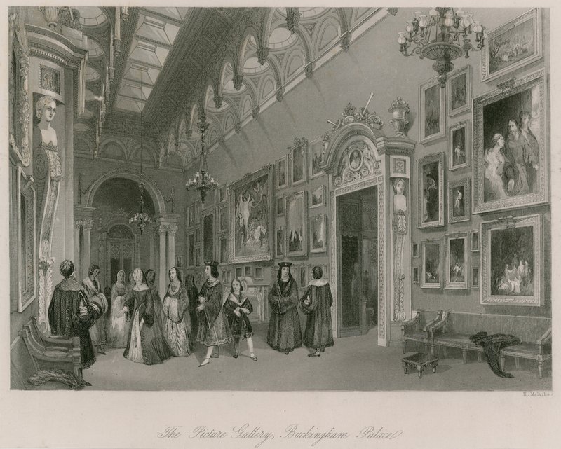 Galeria Obrazów, Pałac Buckingham autorstwa English School