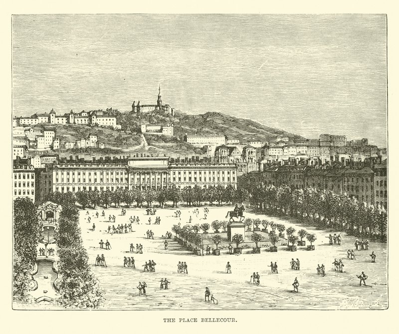 Miejsce Bellecour autorstwa English School