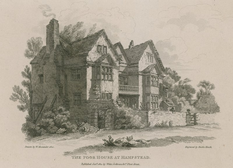 Biedny dom w Hampstead autorstwa English School