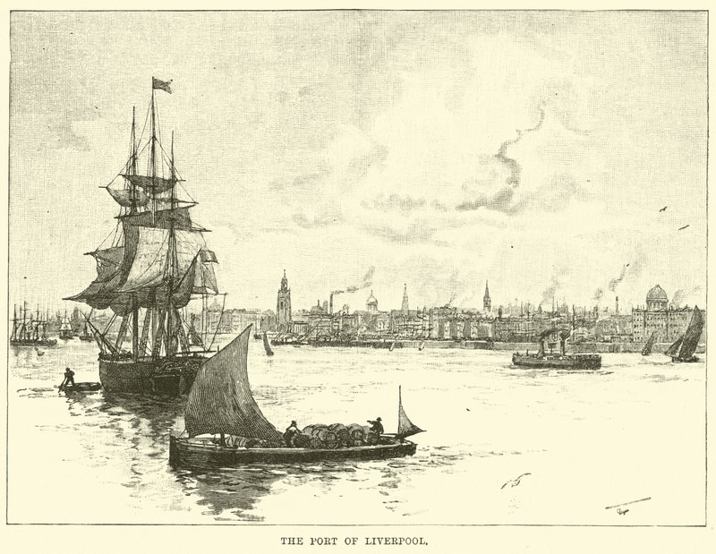 Port w Liverpoolu autorstwa English School