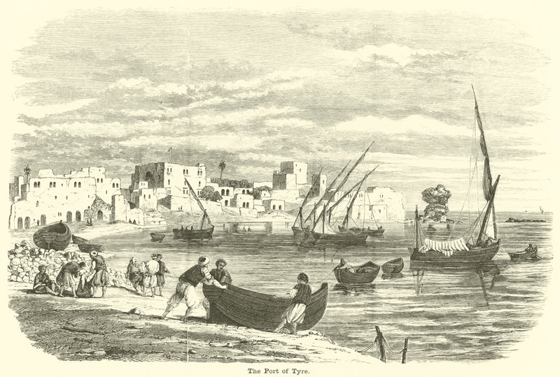 Port w Tyrze autorstwa English School