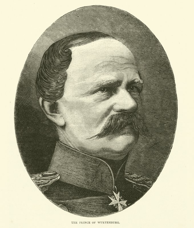 Książę Wirtemburgii, wrzesień 1870 autorstwa English School