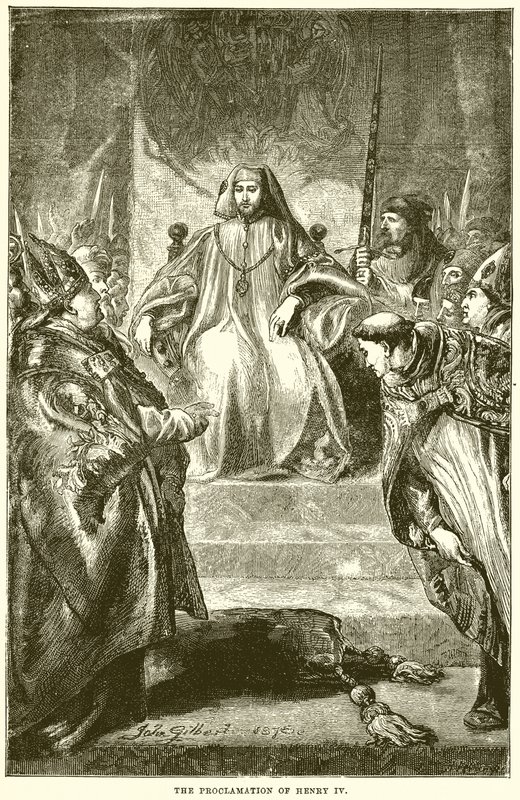 Proklamacja Henryka IV autorstwa English School