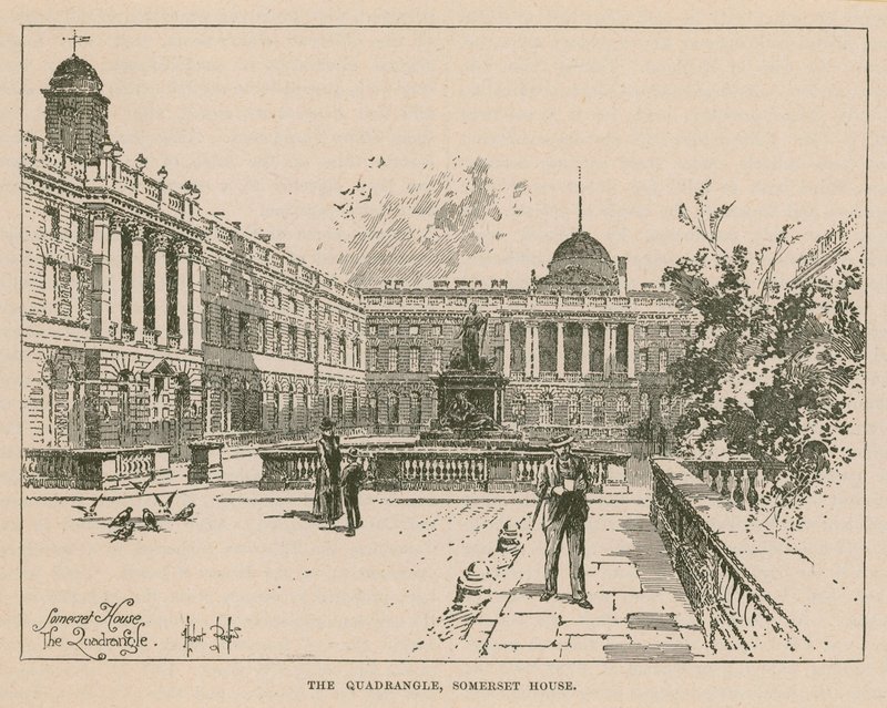 Czworokąt, Somerset House autorstwa English School