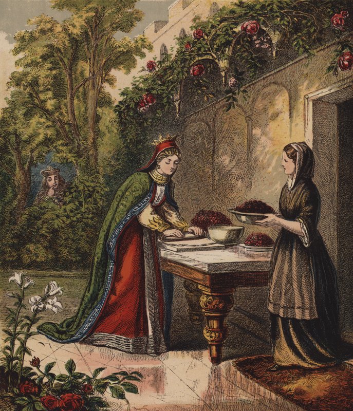 Królowa Kier, Zrobiła Trochę Tart (kolor lito) autorstwa English School