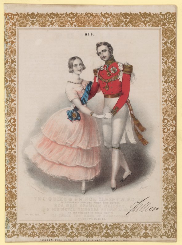 Polka Królowa i Książę Alberts autorstwa English School