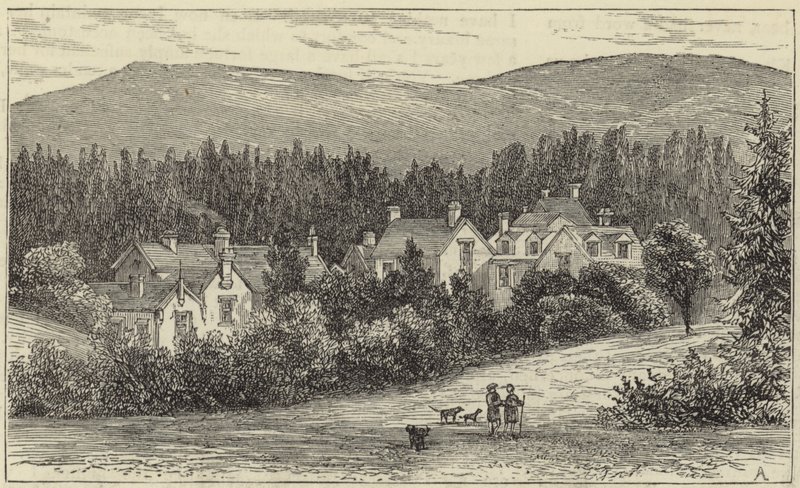 Królowa w Balmoral autorstwa English School