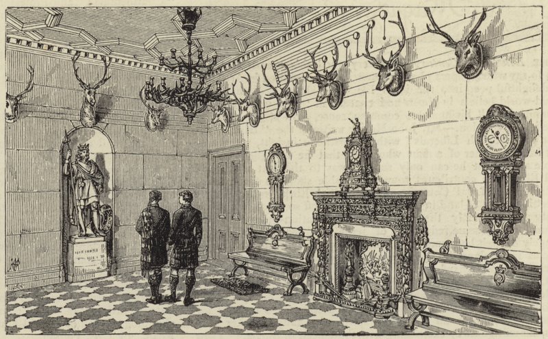 Królowa w Balmoral autorstwa English School