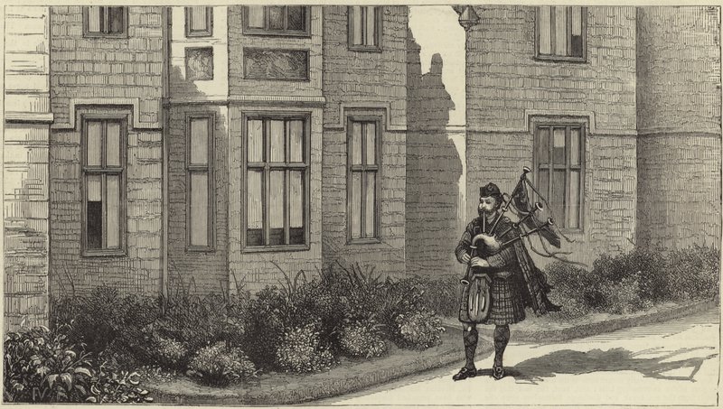Królowa w Balmoral autorstwa English School