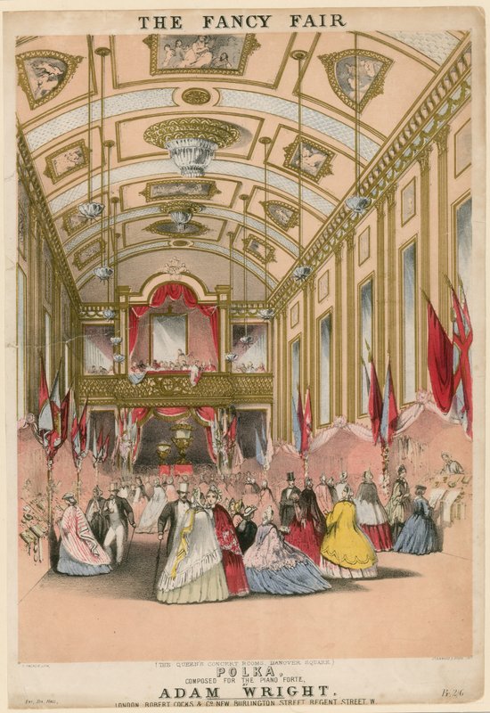 Sale koncertowe Queens, Hanover Square autorstwa English School