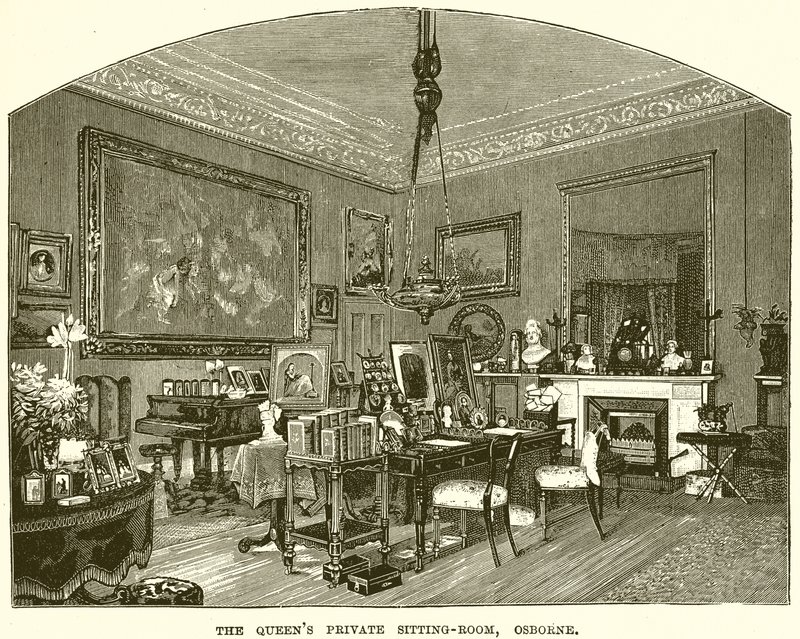 Prywatny salon Queens, Osborne autorstwa English School