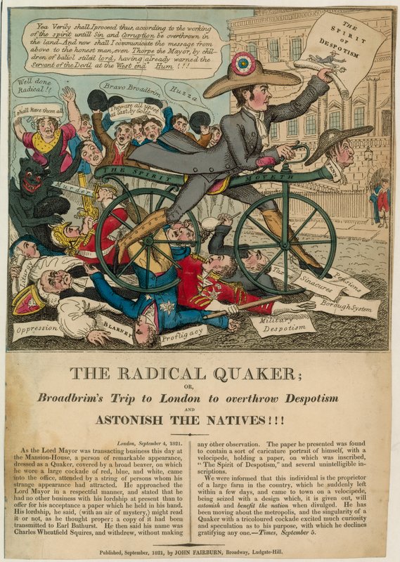 The Radical Quaker, czyli Broadbrims Trip do Londynu, aby obalić despotyzm i zadziwić tubylców!!! autorstwa English School